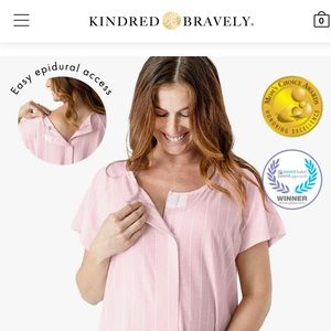labor and delivery gown kindred bravely maternity